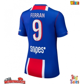Paris Saint-Germain Ferran Torres #9 Replica Home Stadium Shirt for Women 2026-27 Short Sleeve
